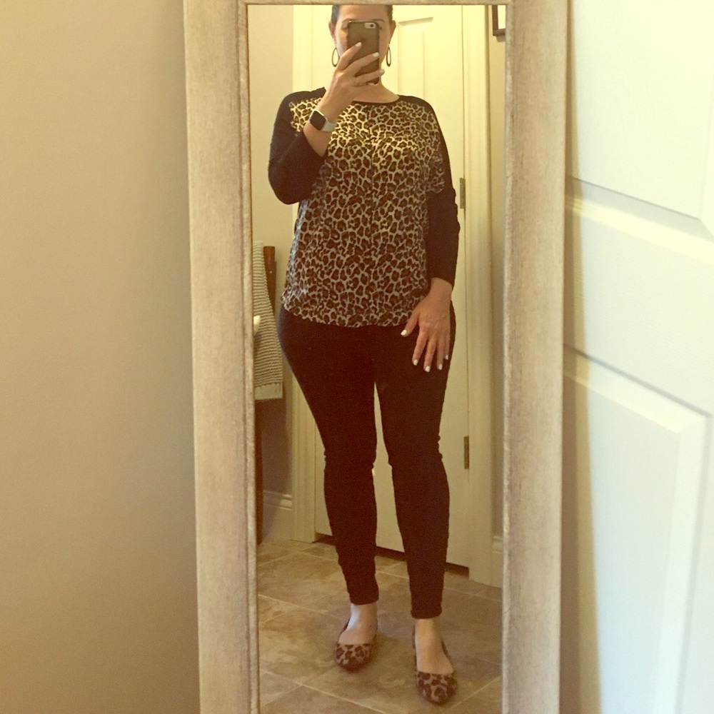 F&F Leopard print blouse